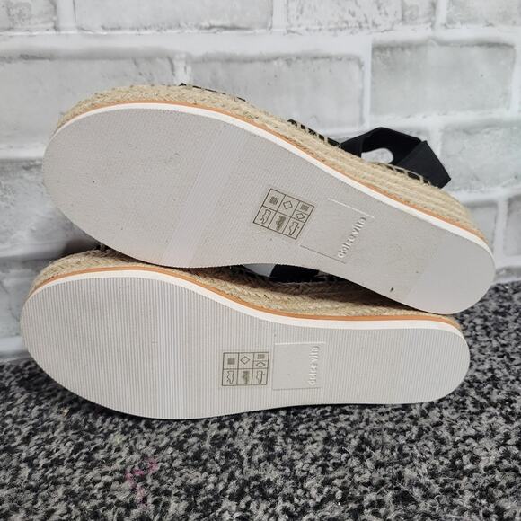 Dolce Vita Lury Platform Espadrille Wedge Sandals, Sz 8M - Picture 7 of 8